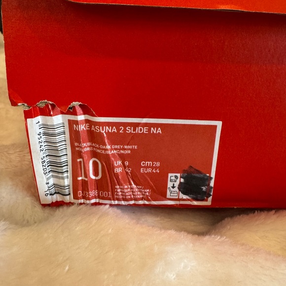 Nike Asuna 2 Black Slides NIB - Picture 4 of 4